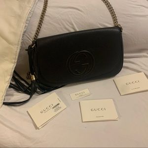 Black Gucci bag